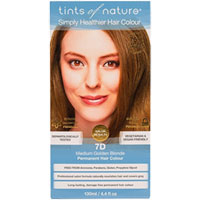 Tints of Nature - Permanent Colour - 7D Medium Golden Blonde